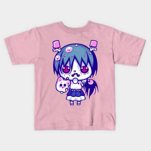 A CUTE KAWAI Zombie girl Kids T-Shirt